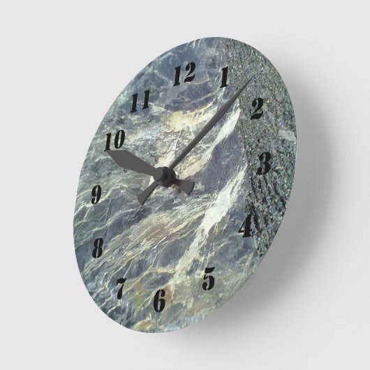 Horloge Ronde Stone and rock (Angle)