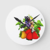 Horloge Ronde Strawberry Fairy Clock (Recto)