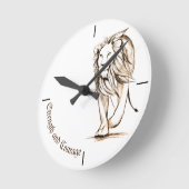 Horloge Ronde Strength and Courage (Angle)