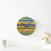 Horloge Ronde Stripes Pattern (Maison)