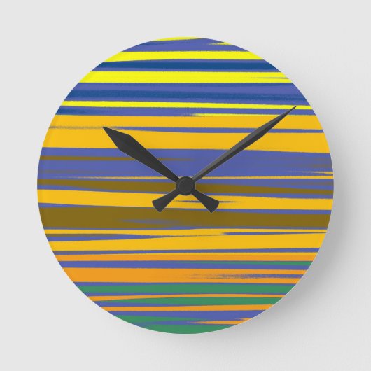 Horloge Ronde Stripes Pattern (Recto)