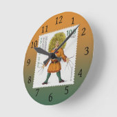 Horloge Ronde "Struwwelpeter" Mauvaises habitudes de grossisseme (Angle)