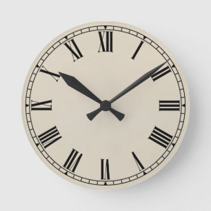 Horloge Ronde Style 01 de dispositif trembleur - Antiqued