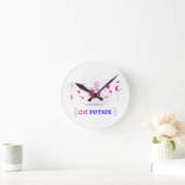 Horloge Ronde Style céleste magique "Love Potion" (Maison)