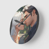 Horloge Ronde style comique (Angle)