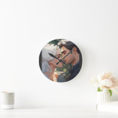 Horloge Ronde style comique (Maison)
