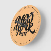 Horloge Ronde Style New York (Angle)