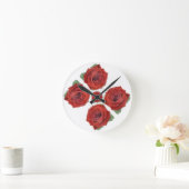Horloge Ronde Styles classiques Florals (Maison)