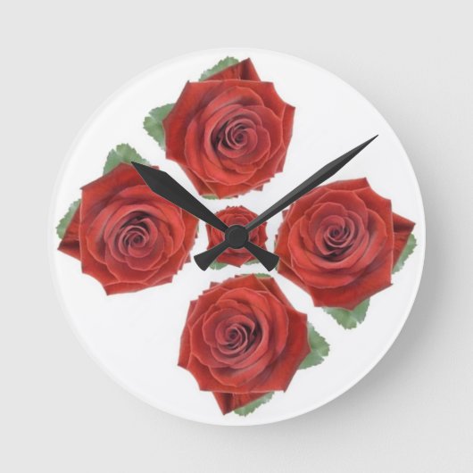 Horloge Ronde Styles classiques Florals (Recto)