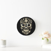 Horloge Ronde Stylish skull (Maison)