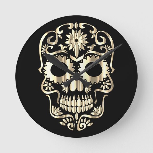 Horloge Ronde Stylish skull (Recto)