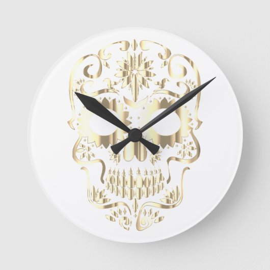 Horloge Ronde Stylish skull (Recto)