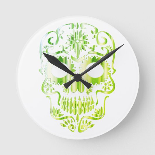 Horloge Ronde Stylish skull (Recto)