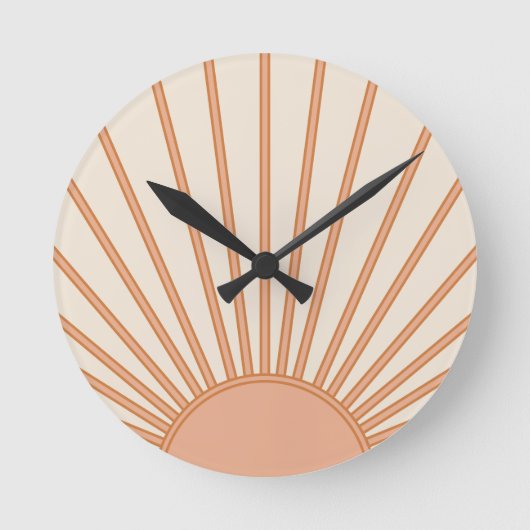 Horloge Ronde Sun Sunrise Earth (Recto)