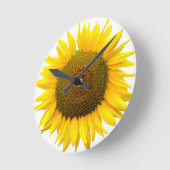 Horloge Ronde Sunflower (Angle)