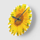 Horloge Ronde Sunflower clock (Angle)