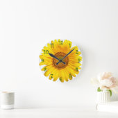Horloge Ronde Sunflower clock (Maison)