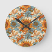 Horloge Ronde Sunflower Wall Clock (Recto)