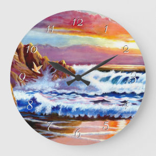 Horloge ronde Sunrise Beach