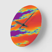 Horloge Ronde Sunrise Wall (Angle)