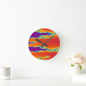 Horloge Ronde Sunrise Wall (Maison)