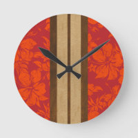 Sunset Beach Surboard Hawaiian Horaires murales
