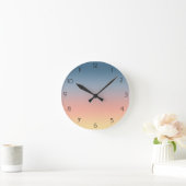 Horloge Ronde Sunset Gradient (Maison)