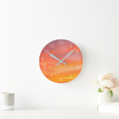 Horloge Ronde Sunset Swirl (Maison)
