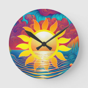 Horloge Ronde Sunshine Dream