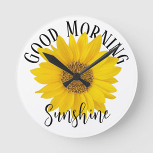 Horloge Ronde Sunshine du bon matin