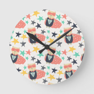 Horloge Ronde Super Héros Star