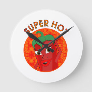 Horloge Ronde Super Hot Pepper Diva