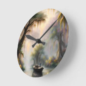 Horloge Ronde Sur le Bayou (Angle)
