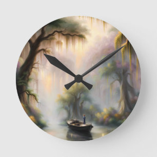 Horloge Ronde Sur le Bayou