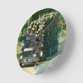 Horloge Ronde Sur l'horloge murale de notation de camion de la (Angle)