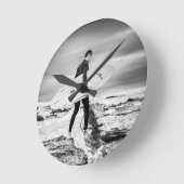 Horloge Ronde Surf (Angle)