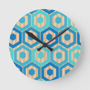 Horloge Ronde Surf et sable