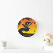 Horloge Ronde Surf : Hawaï (Maison)