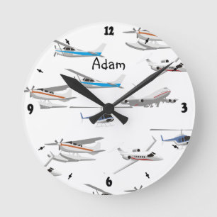 Horloge Ronde Surface des avions