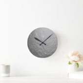 Horloge Ronde Surface lunaire dans l'espace extra-atmosphérique (Maison)