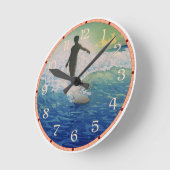 Horloge Ronde Surfer vintage (Angle)
