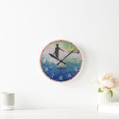 Horloge Ronde Surfer vintage (Maison)