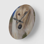 Horloge Ronde Sweet Saluki (Angle)
