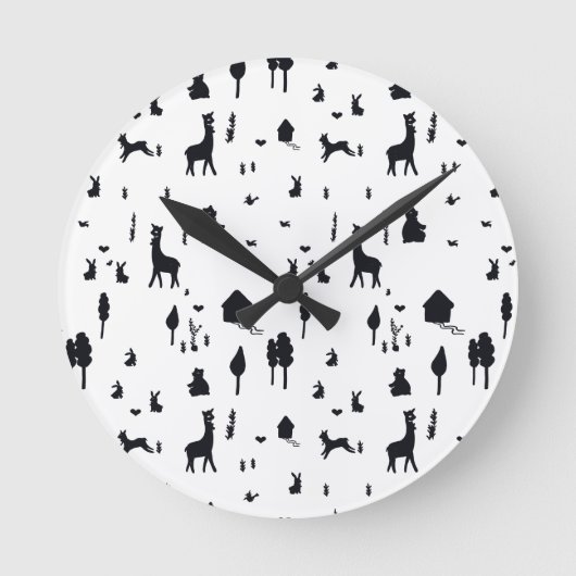 Horloge Ronde Sweet winter (Recto)