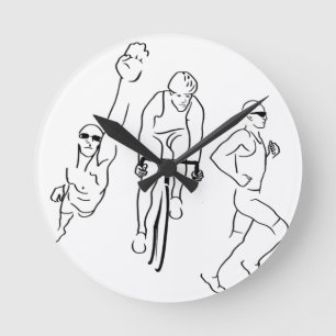 Horloge Ronde Swim Bike Run Triathlon