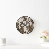 Horloge Ronde Sycamore Bark (Maison)