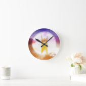 Horloge Ronde Symbole humanisme coloré (Maison)