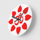 Horloge Ronde Symbole Om (Angle)