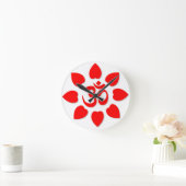 Horloge Ronde Symbole Om (Maison)