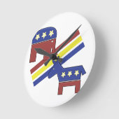 Horloge Ronde Symbole politique (Angle)